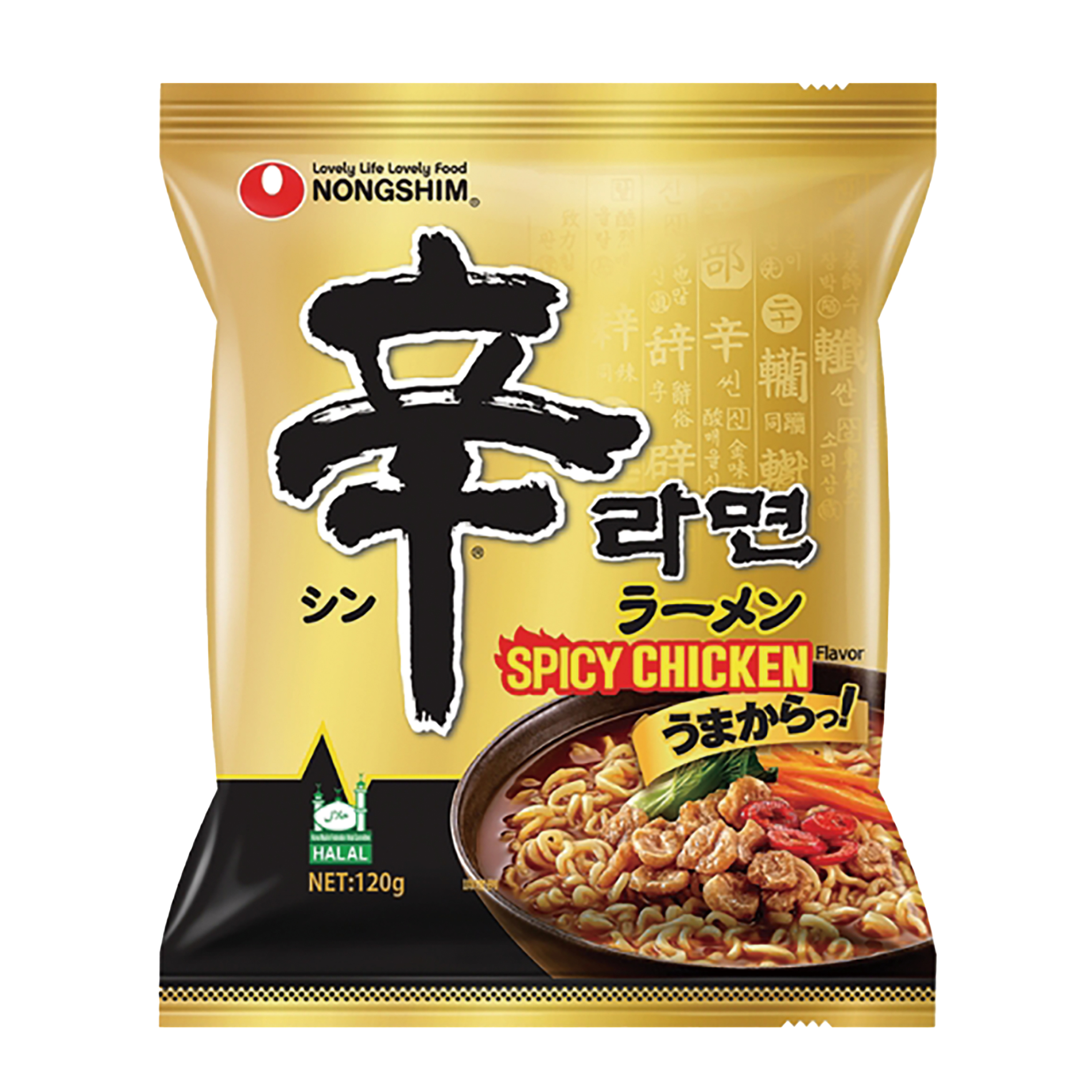 農心・辛ラーメン(スパイシーチキン)・120g