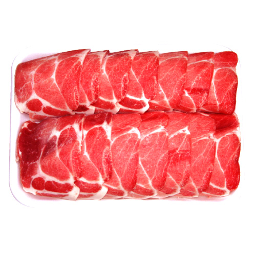 【冷凍】フランス産・豚肩ローススライス（3mm）・1kg