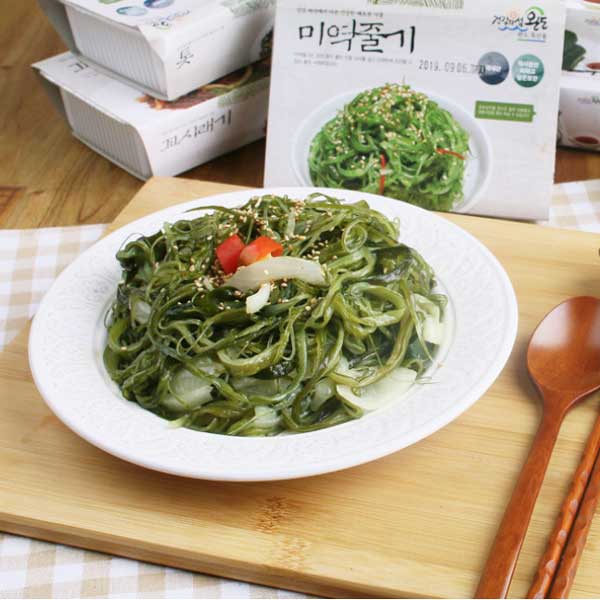 【冷凍】韓国ワンド産 塩蔵茎わかめ・300g