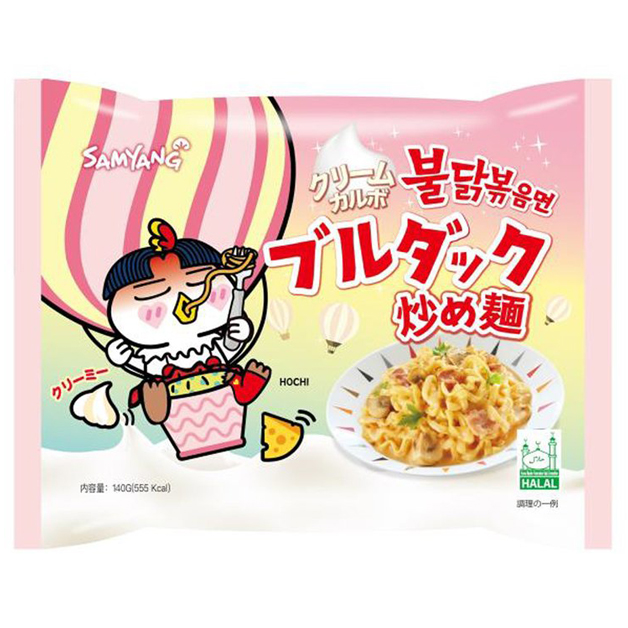三養 クリームカルボ ブルダック炒め麺・140g