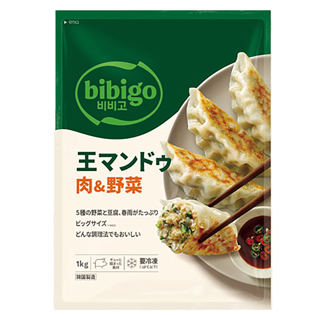 【冷凍】bibigo 王餃子(肉＆野菜)・1kg