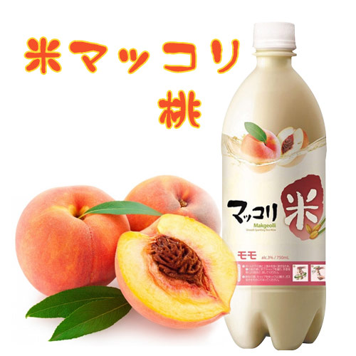 麹醇堂（クッスンダン）・米マッコリ桃・750ml