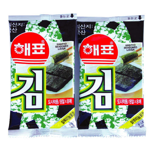 ヘピョ・弁当用のり・1p=8枚×10袋