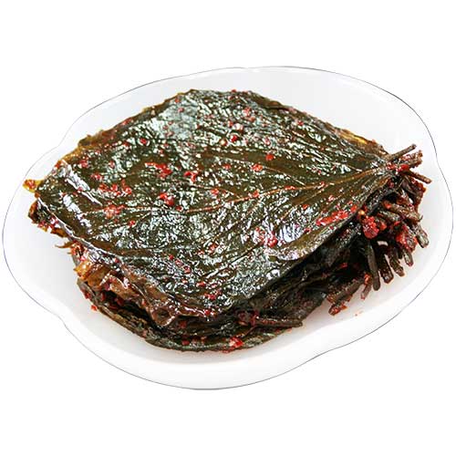 【冷蔵】ワンヌニ・韓国産ごまの葉キムチ・500g