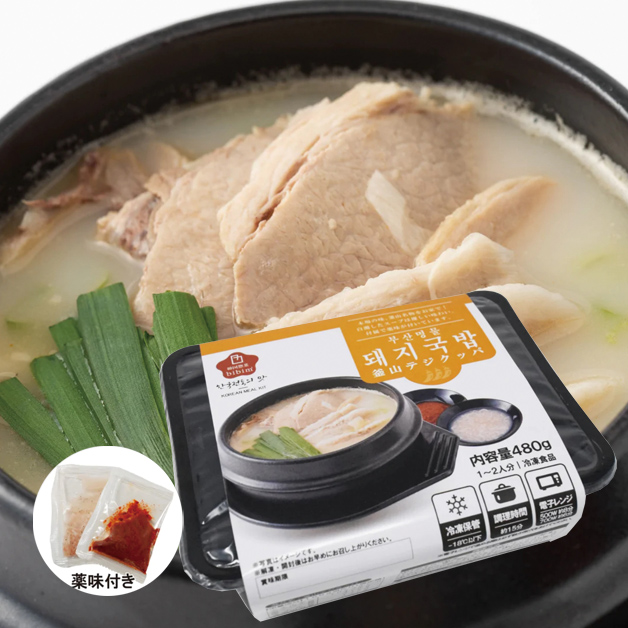 【冷凍】bibim・釜山テジ(豚)クッパ・480g