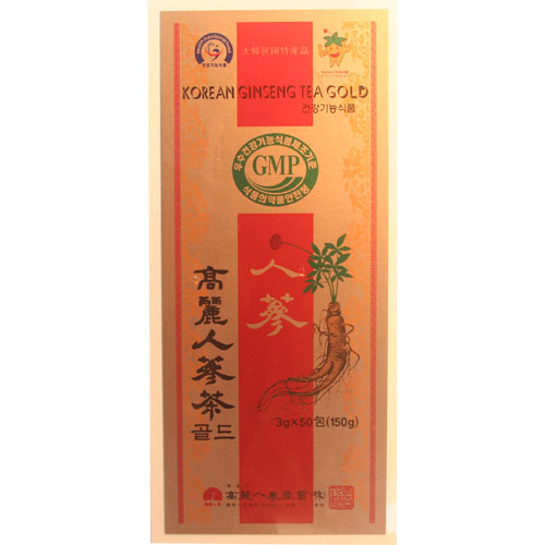 高麗人参茶（木箱）・3g×50包